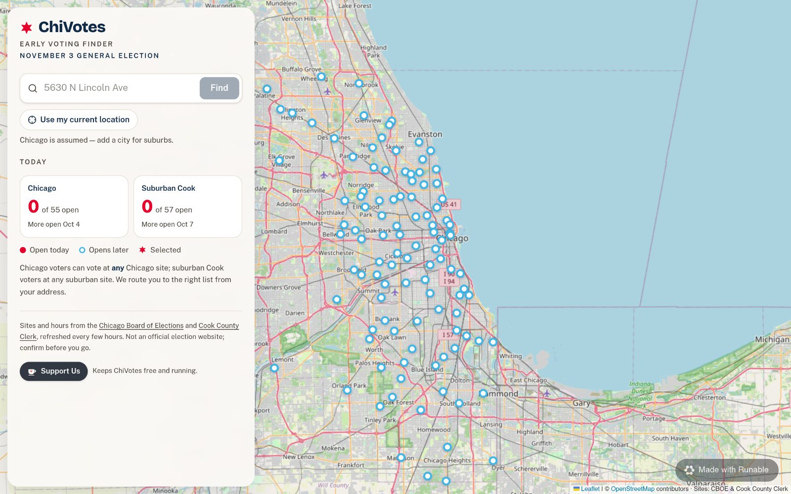 Chicago Early Voting Finder